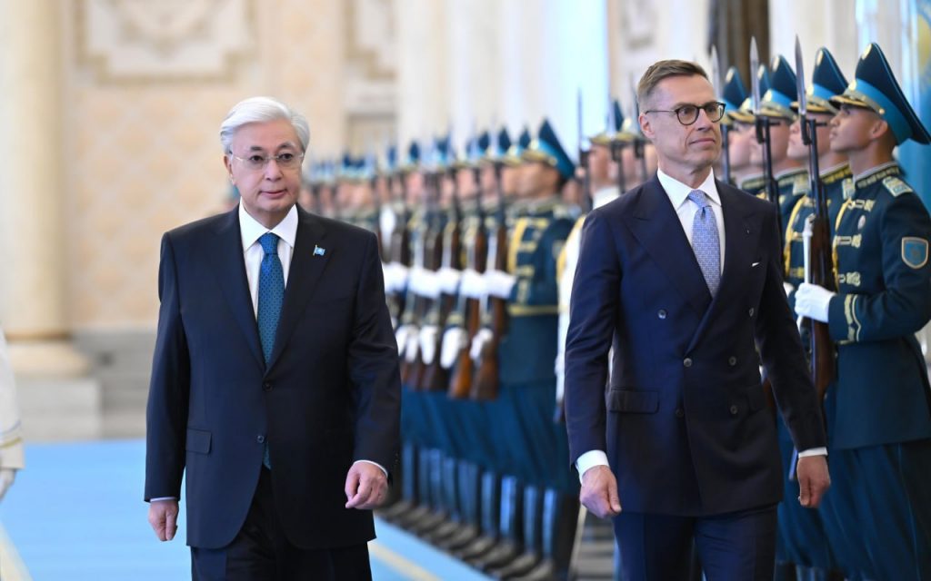 В Акорде состоялась церемония встречи президента Финляндии