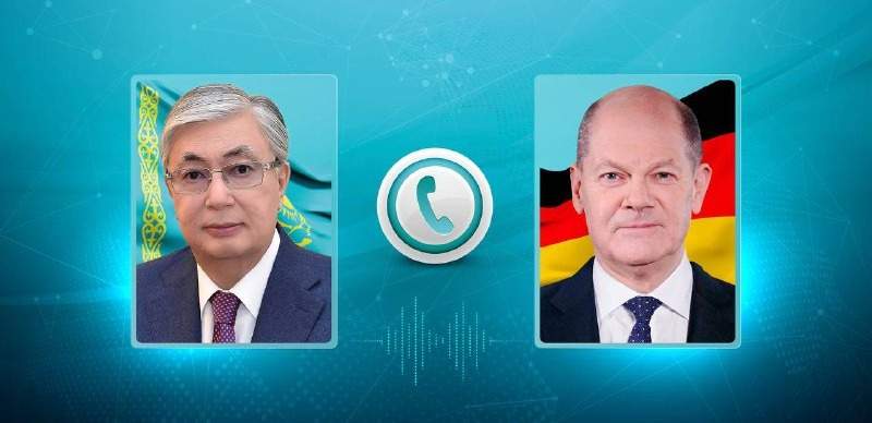 Қазақстан Президенті ГФР Федералдық канцлері Олаф Шольцпен телефон арқылы сөйлесті