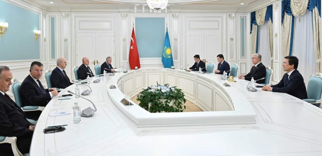 Мемлекет басшысы Түркия Ұлттық Мәжілісінің төрағасын қабылдады