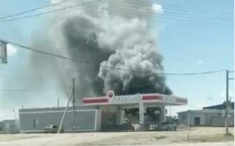 Қызылорда облысында жанармай құю бекетінен өрт шықты