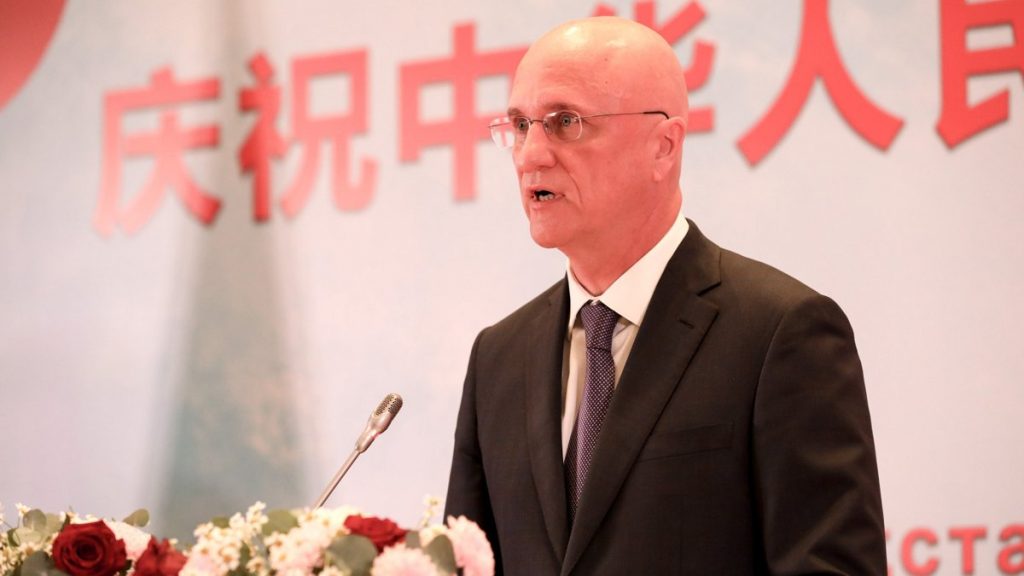 Роман Скляр ҚХР-дың құрылғанына 76 жыл толуына арналған қабылдауға қатысты