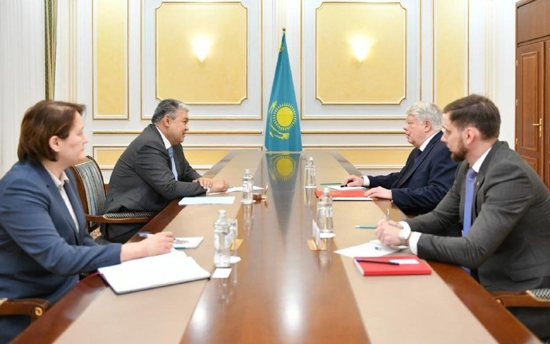 Қазақстан Сыртқы істер министрі Ресей Елшісін қабылдады