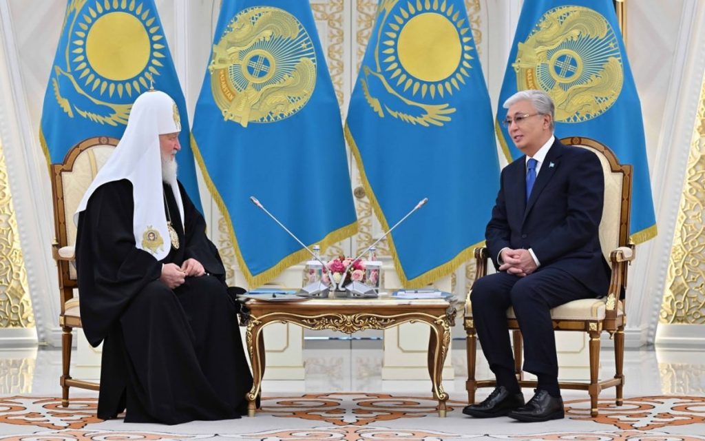 Президент Мәскеу және бүкіл Ресей патриархы Кириллмен кездесу өткізді