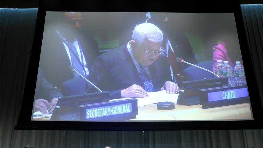 БҰҰ Бас Ассамблеясы Махмуд Аббасқа сөз сөйлеуге рұқсат етті