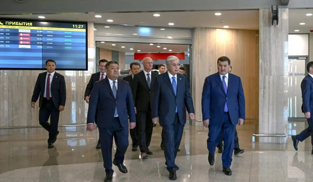 Тоқаев Қызылордадағы сапарын «Қорқыт ата» әуежайын аралаудан бастады