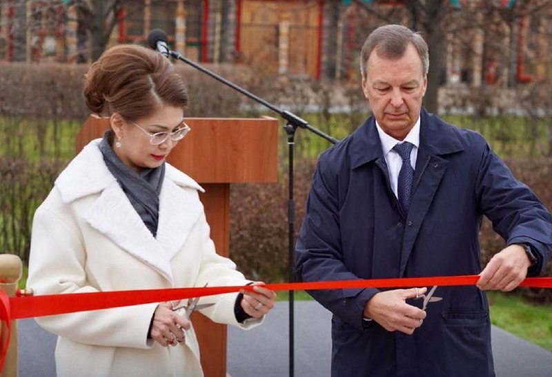 В Москве открылся Сквер дружбы Казахстана и России