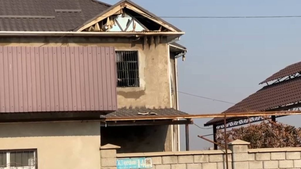 Сгоревший дом