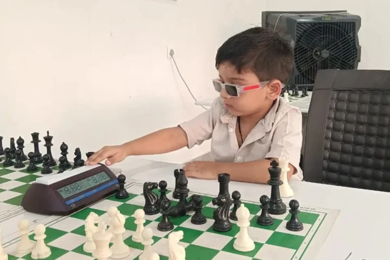 3-летний шахматист