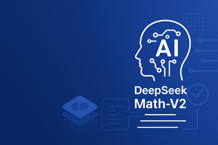 Математическая ИИ-модель DeepSeekMath-V2, AI-иллюстрация