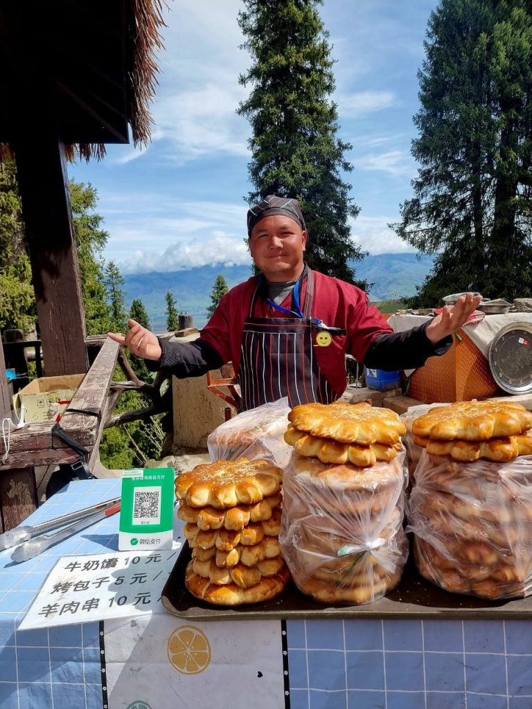 Торговец лепешками