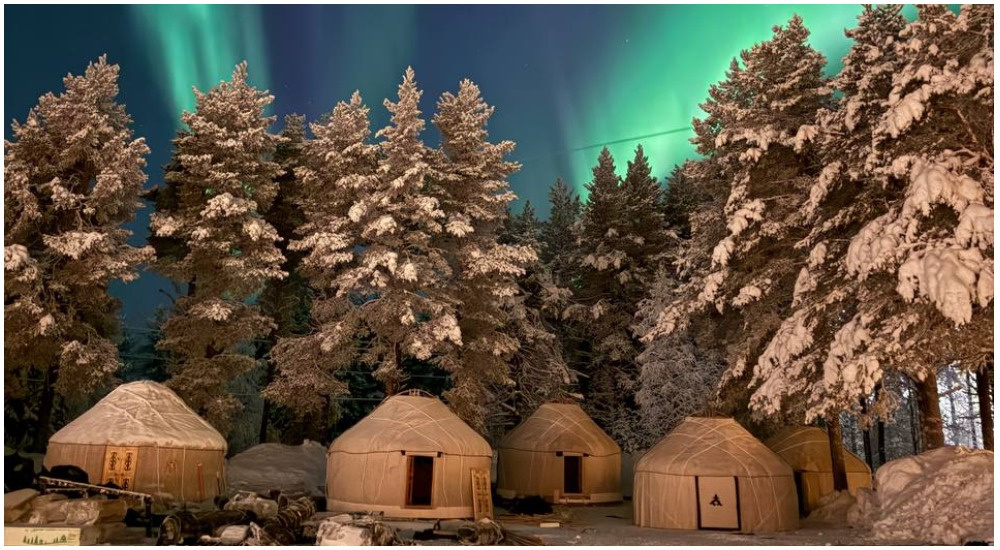 В Лапландии появился городок с кыргызскими юртами Юрты в Лапландии