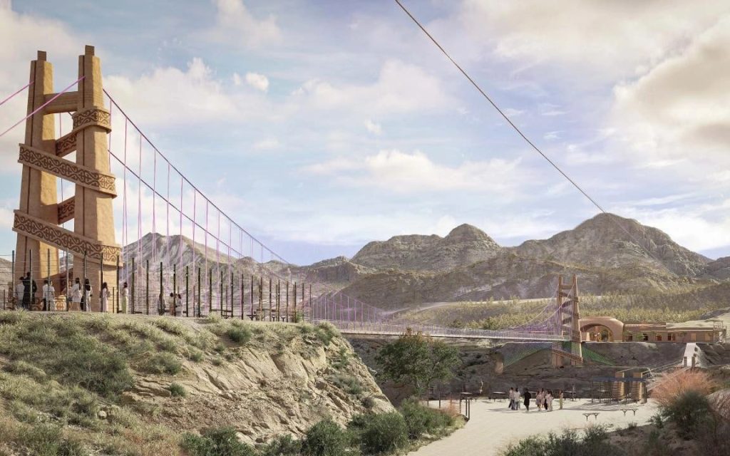 Стеклянный мост в Чёрном каньоне: в Алматинской области показали новый проект
