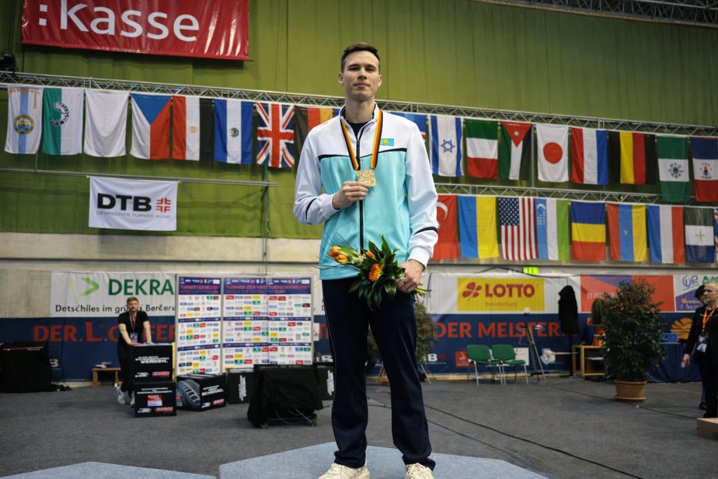 Бронза из Германии: алматинец на пьедестале Кубка мира