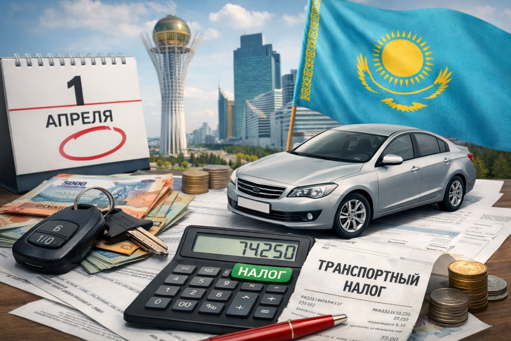 До 1 апреля казахстанцам нужно оплатить транспортный налог До 1 апреля оплатить транспортный налог