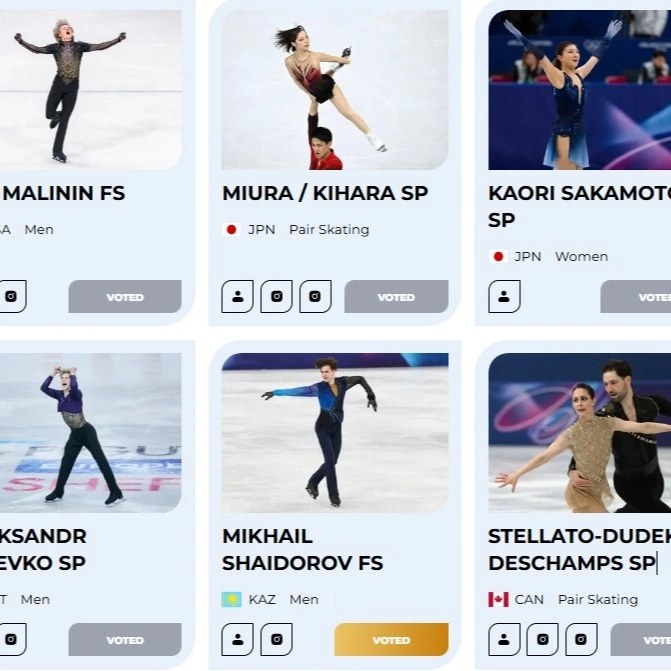 Михаил Шайдоров ISU сыйлығы