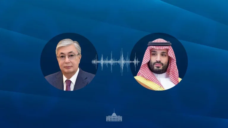 Разговор Касым-Жомарт Токаев и Мухаммед бен Салман Аль Сауд.