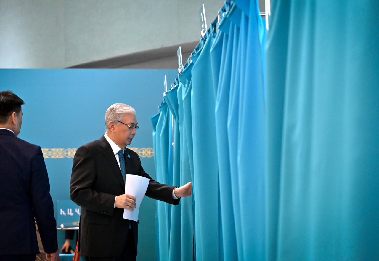 Голосование Токаев