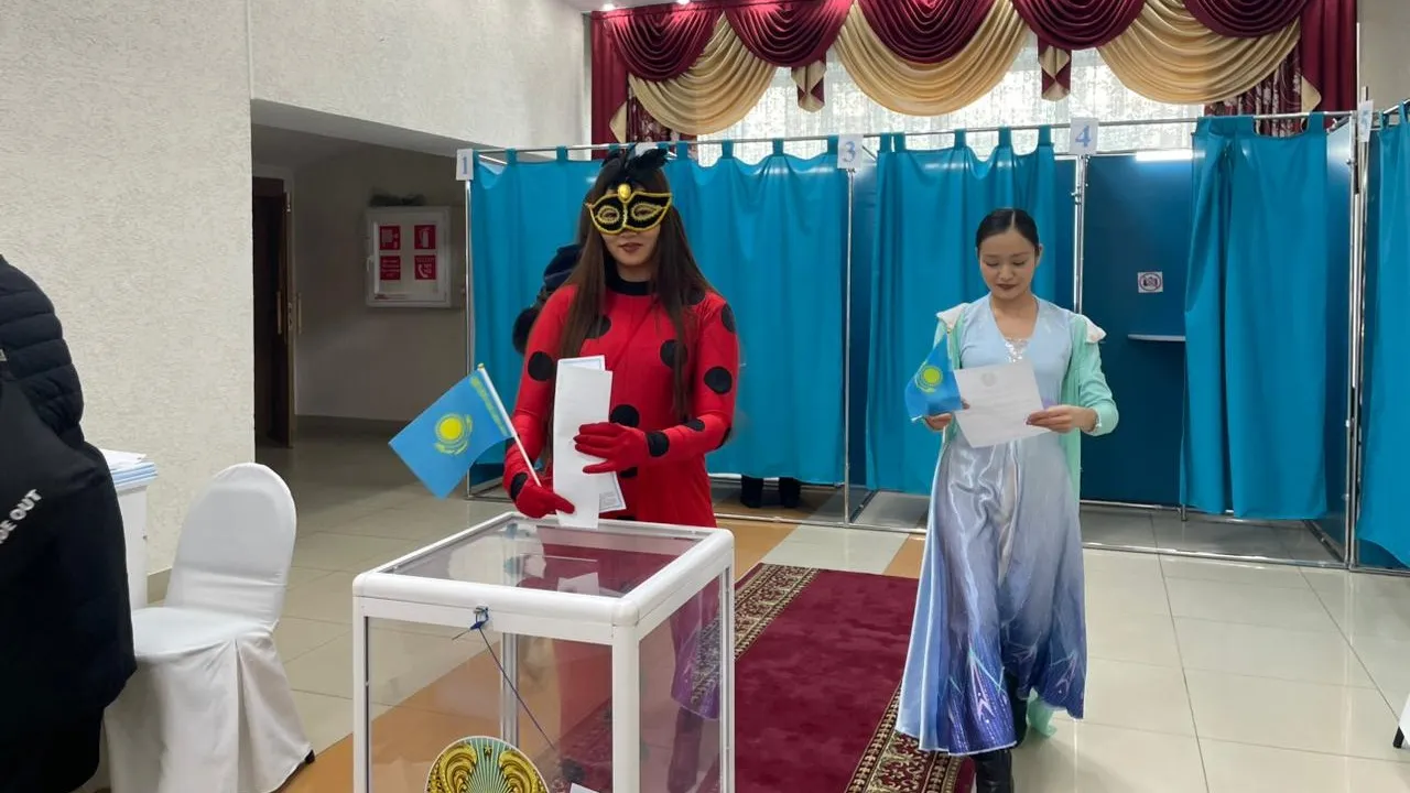 Эльза и леди Баг на референдуме