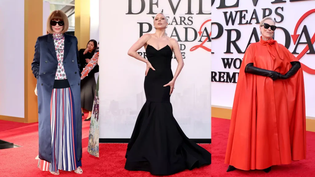 Анна Винтур, Леди Гага и Мерил Стрип / фото: sobaka.ru/fashion/heroes, бильд-редактор: Серикжан Ковланбаев