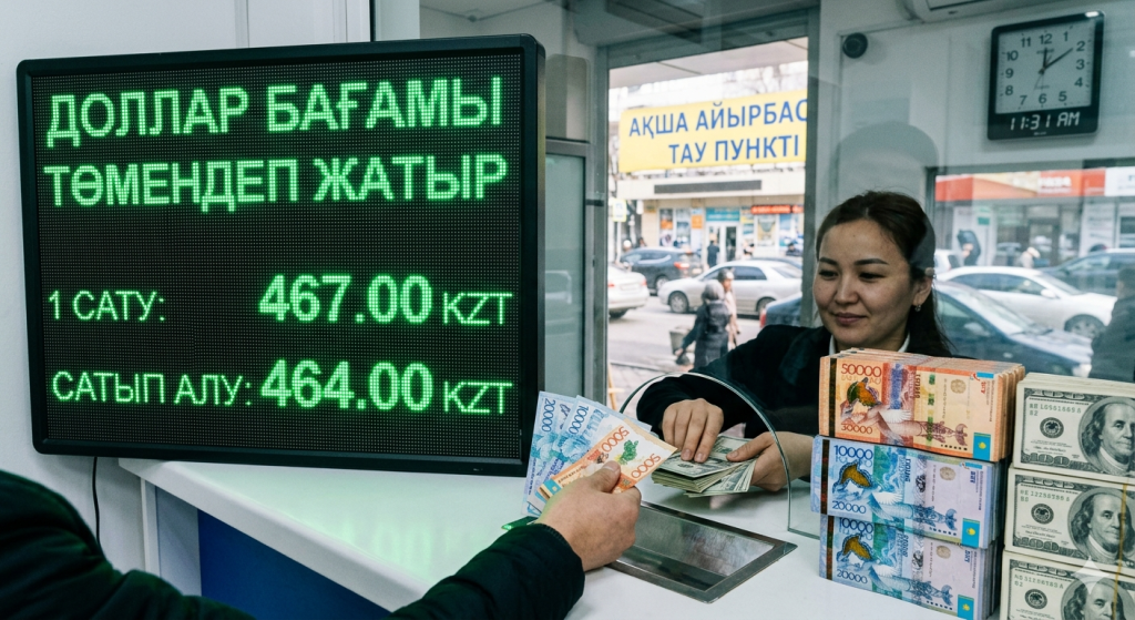 Қазақстанда доллар бағамы төмендеуде доллар бағамы төмендеуде