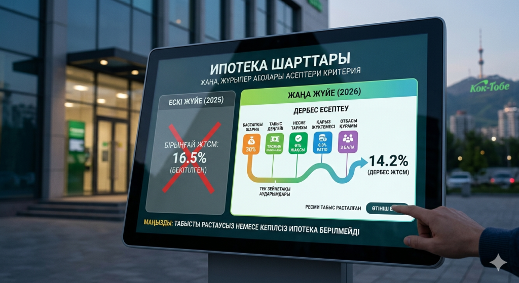 Қазақстанда ипотека беру тәртібі қатаңдайды Үй алу шарттары