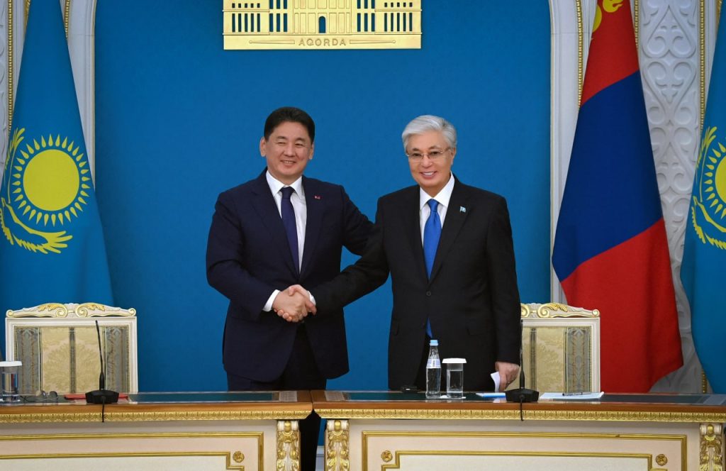 Моңғолия президентімен кездесу