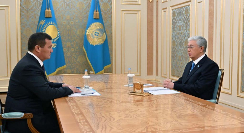 Мемлекет басшысы Нұрлыбек Нәлібаевты қабылдады Нұрлыбек Нәлібаев