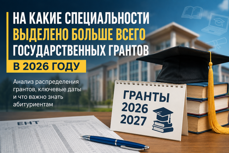 Государственные гранты Казахстан 2026: куда выделено больше мест