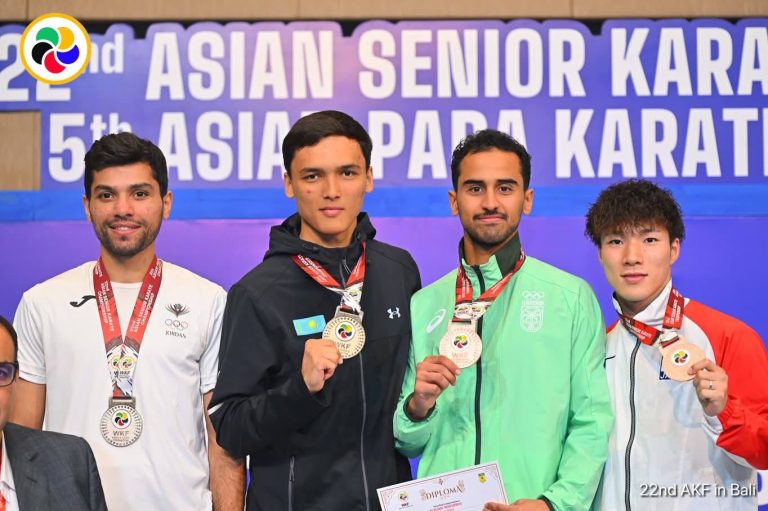 Казахстан вошёл в тройку сильнейших команд чемпионата Азии по каратэ
