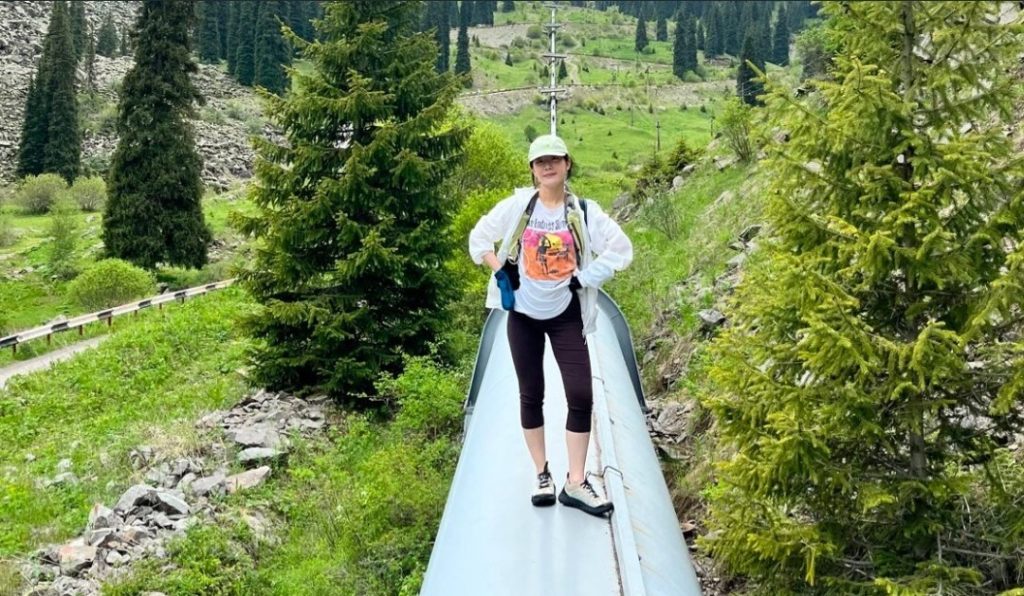 «Сені сүйемін, Қазақстан»: южнокорейская актриса Со Джу Ён восхитилась природой Алматы