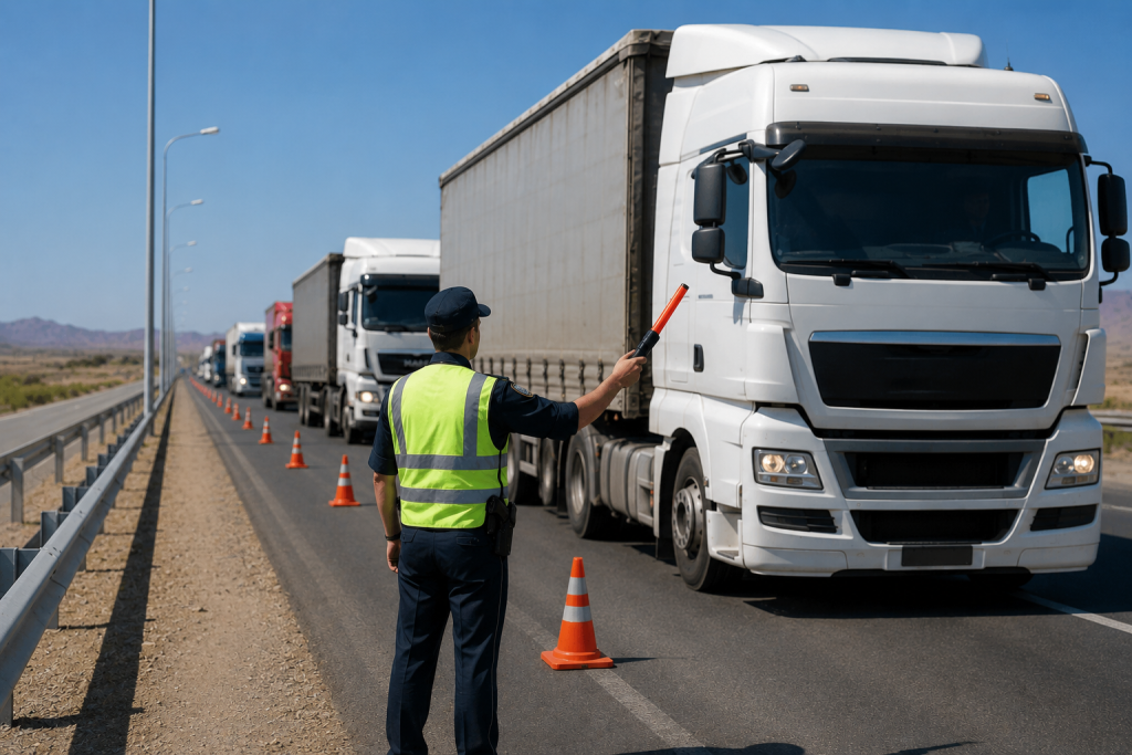 Аптап ыстықта жүк көліктеріне уақытша шектеу енгізілді