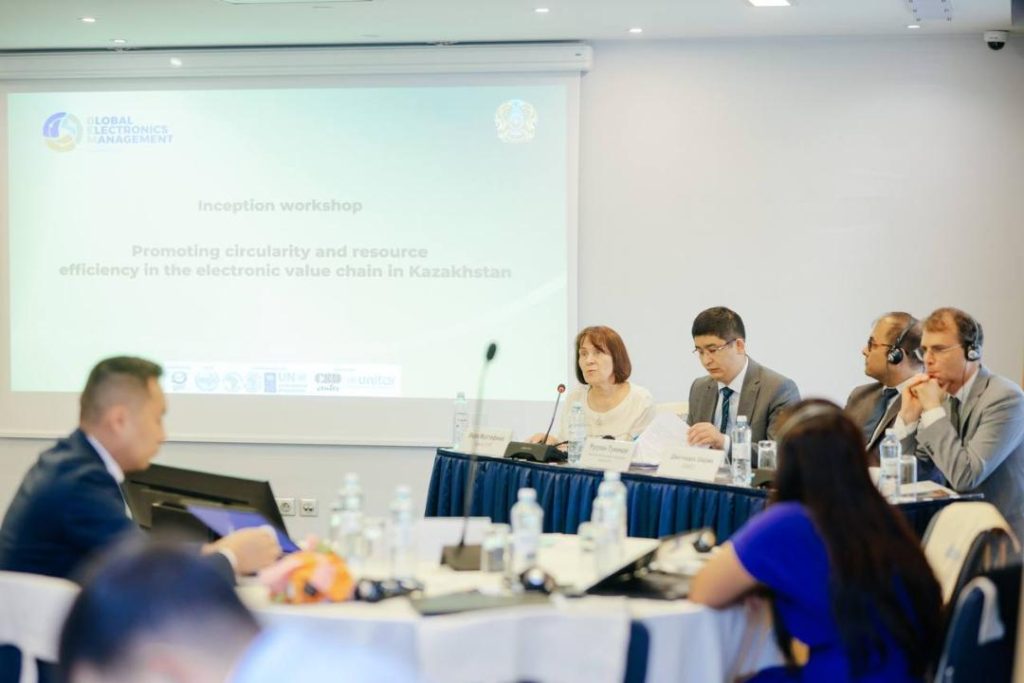 Қазақстанда электрониканың өмірлік циклін дамытуға арналған ГЭФ-ЮНЕП жобасы басталды