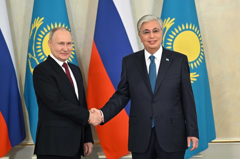 Қасым - Жомарт Тоқаев пен Владимир Путин