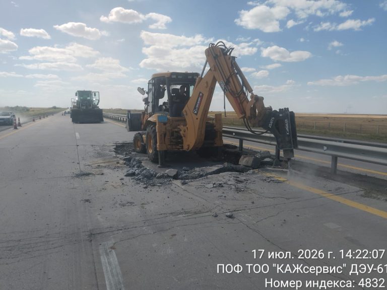 Аномальная жара на дорогах Казахстана: усилен мониторинг