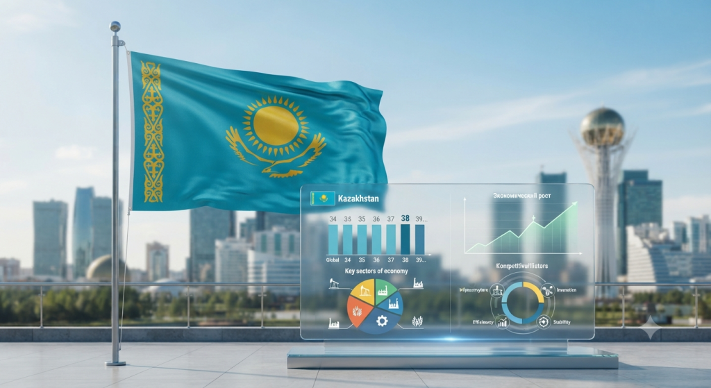 Казахстан поднялся на 38-е место в мировом рейтинге конкурентоспособности
