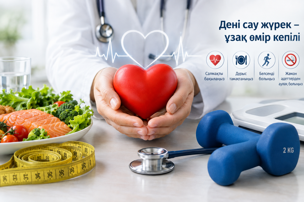 Дүниежүзілік жүрек күні: артық салмақтың қаупі Дүниежүзілік жүрек күні: артық салмақтың қаупі