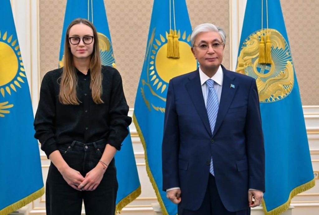 Қасым-Жомарт Тоқаев Елена Рыбакинамен кездесті Елена Рыбакина