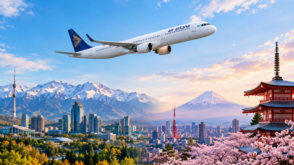 Air Astana открывает прямые рейсы из Алматы в Токио с 30 ноября