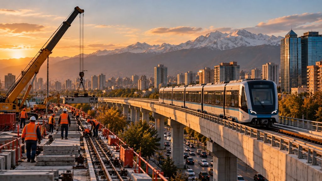 Строительство LRT в Алматы: новый этап