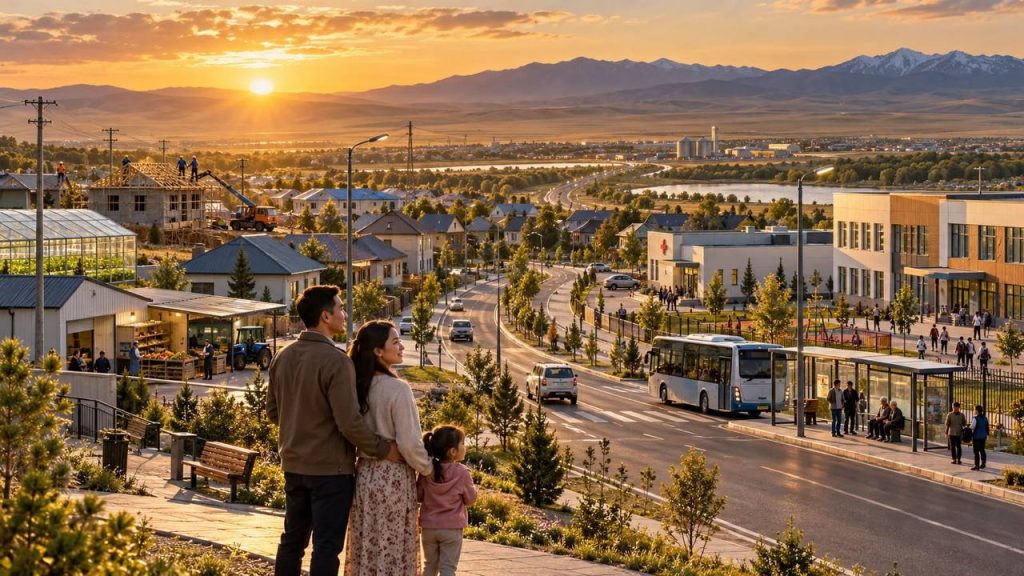 Жаңа инфрақұрылым халықтың өңірлерде тұрақтап қалуына көмектеседі. Жаңа инфрақұрылым халықтың өңірлерде тұрақтап қалуына көмектеседі