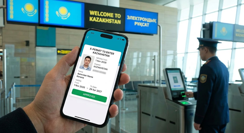 Қазақстанға кіруге электронды рұқсат